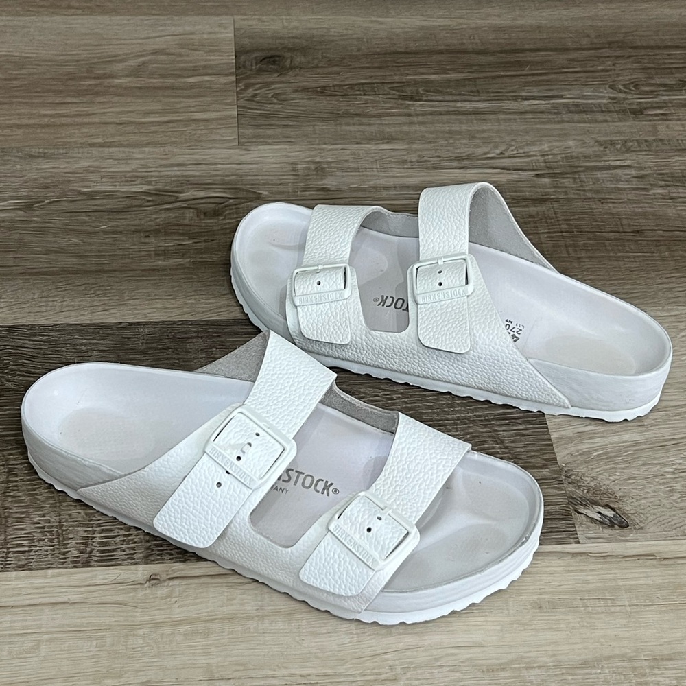 Birkenstock White Sandals with Adjustable Straps